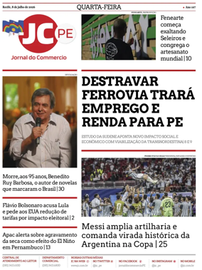 Cover of Jornal do Commercio