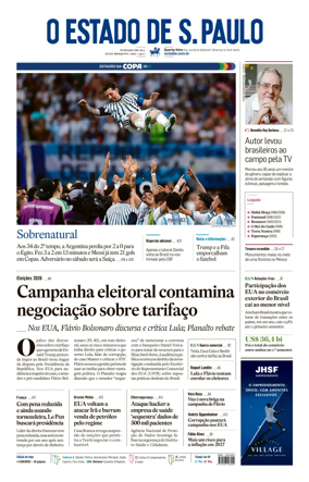 Cover of O Estado de S. Paulo
