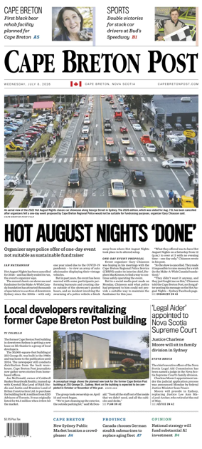 Cover of Cape Breton Post