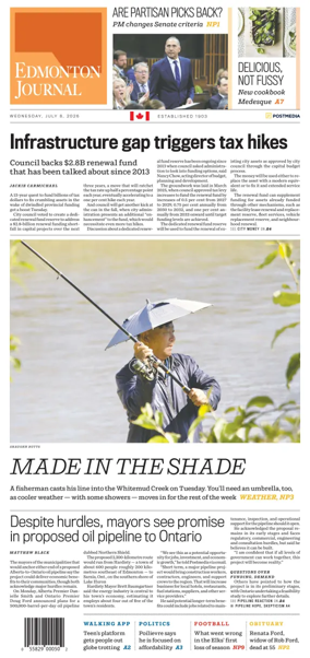 Cover of Edmonton Journal