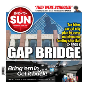 Cover of Edmonton Sun