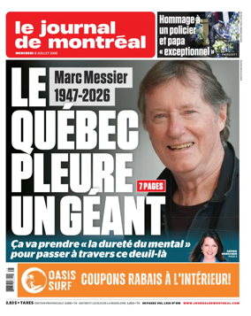 Cover of Le Journal de Montreal