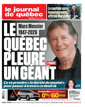 Cover of Le Journal de Quebec