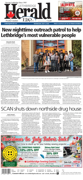 Cover of Lethbridge Herald