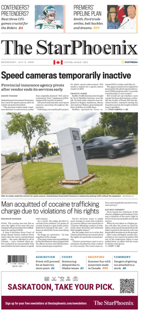 Cover of Saskatoon StarPhoenix