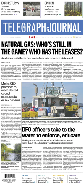 Cover of Telegraph-Journal