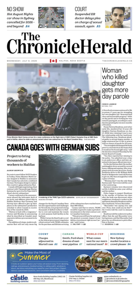 Cover of The Chronicle Herald (Metro)