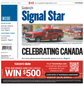 Cover of The Goderich Signal-Star