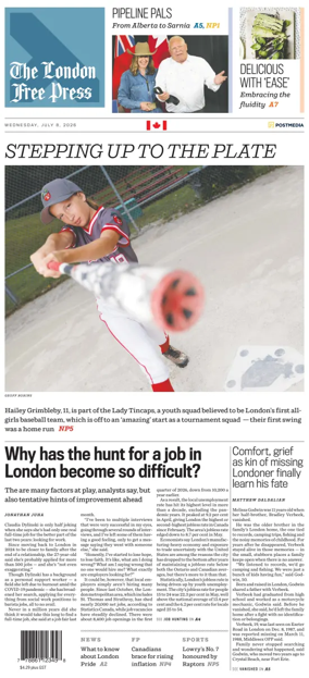Cover of The London Free Press