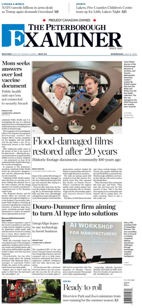 Cover of The Peterborough Examiner