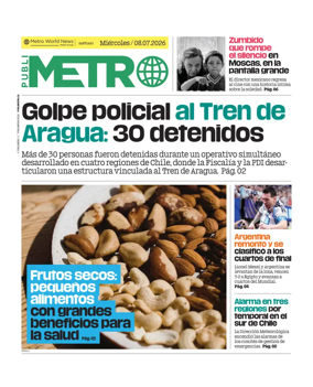 Cover of Publimetro Chile