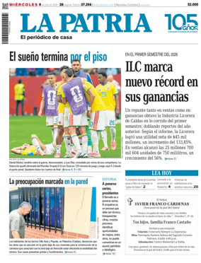 Cover of La Patria (Colombia)