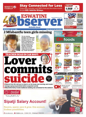 Cover of Eswatini Observer