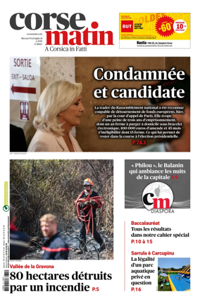 Cover of Corse Matin