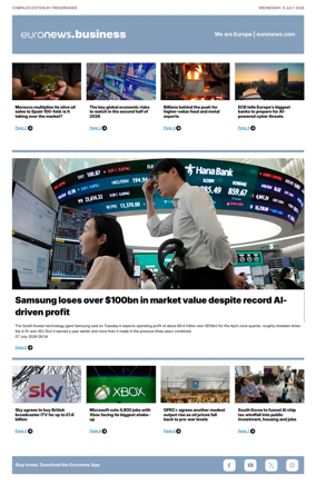 Cover of Euronews Business