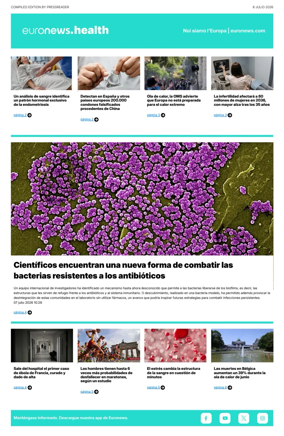 Cover of Euronews Health (Spanish) Compiled Edition