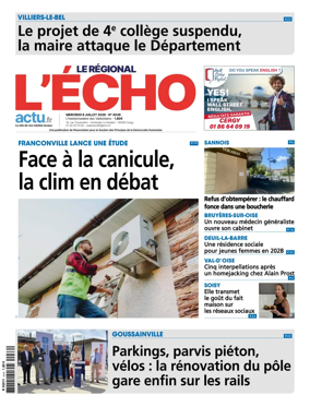 Cover of L'Echo le Regional