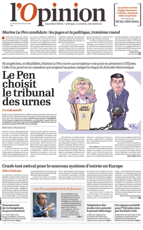 Cover of L'Opinion