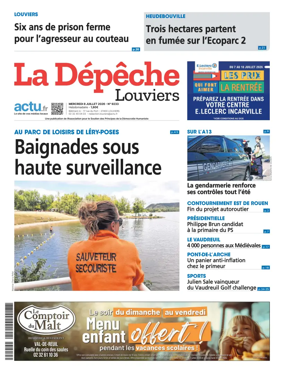 Cover of La Depeche Louviers