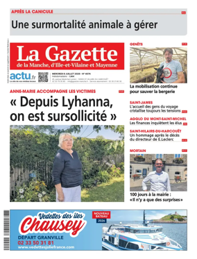 Cover of La Gazette de la Manche