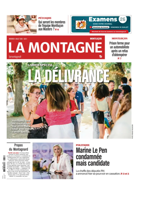 Cover of La Montagne (Montlucon)