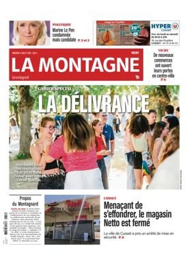 Cover of La Montagne (Vichy)
