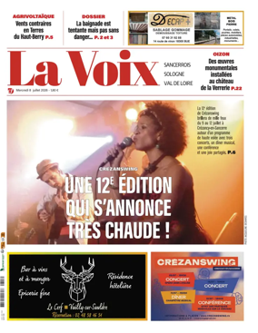 Cover of La Voix du Sancerrois