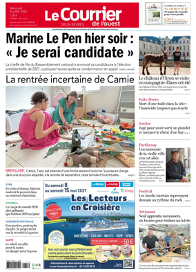 Cover of Le Courrier de l’Ouest (Deux-Sevres)