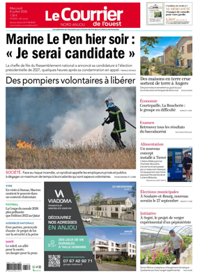 Cover of Le Courrier de l’Ouest (Nord Anjou)