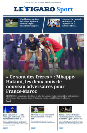 Cover of Le Figaro Sport