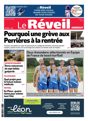 Cover of Le Reveil du Vivarais – edition Annonay