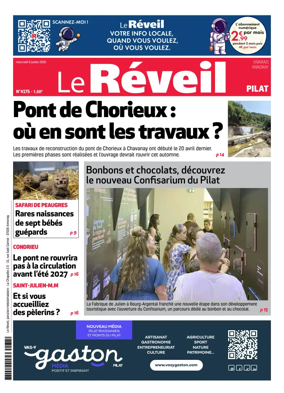 Cover of Le Reveil du Vivarais – edition Pilat