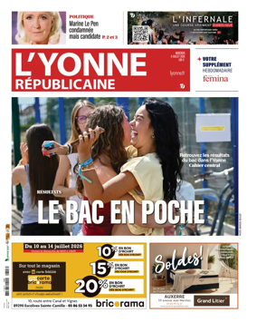 Cover of L'Yonne Republicaine