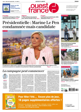 Cover of Ouest France (Dinan)