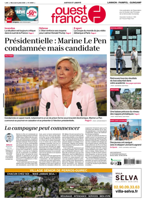 Cover of Ouest-France (Lannion / Paimpol / Guingamp)