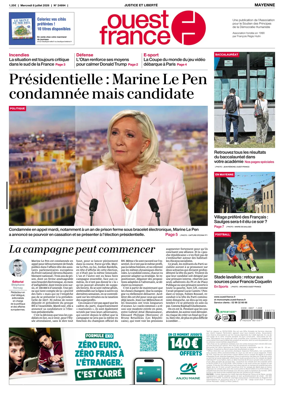 Cover of Ouest France (Mayenne)