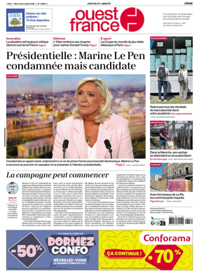 Cover of Ouest France (Orne)