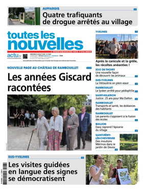 Cover of Toutes les Nouvelles (Rambouillet / Chevreuse)