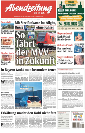 Cover of Abendzeitung Munchen