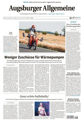 Cover of Augsburger Allgemeine (Ausgabe Stadt)