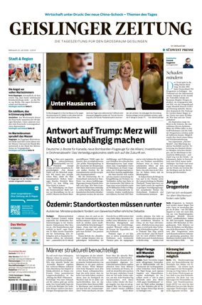 Cover of Geislinger Zeitung