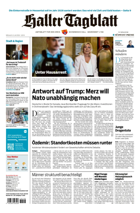Cover of Haller Tagblatt