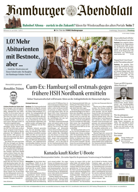 Cover of Hamburger Abendblatt (Pinneberg)