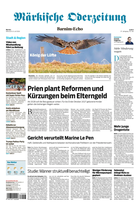 Cover of Markische Oderzeitung Bernau