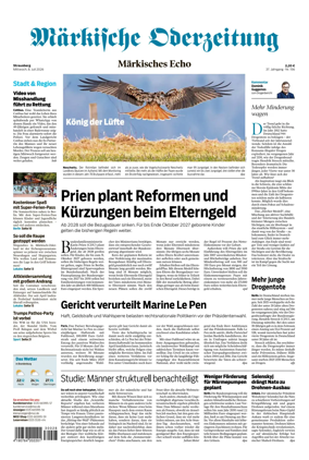 Cover of Markische Oderzeitung Strausberg