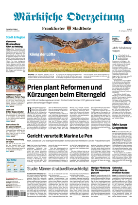 Cover of Markische Oderzeitung Frankfurt (Oder)