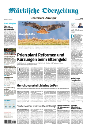 Cover of Markische Oderzeitung Uckermarkanzeiger