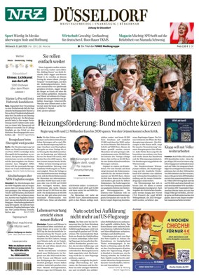 Cover of Neue Rhein Zeitung (Dusseldorf)