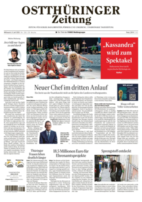Cover of Ostthuringer Zeitung (Posneck)