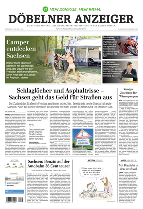 Cover of Sachsische Zeitung (Dobeln)